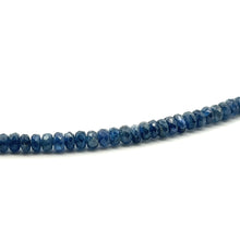 Natural Handmade Necklace Blue Sapphire Gemstone Faceted Birthstone Jewelry