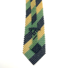 Handcrafted Stripes Pattern Pearl Tie Classic Lines and Style