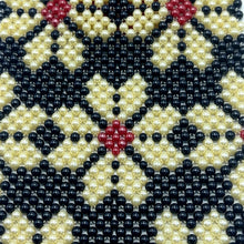 Handcrafted Snowflake Pattern Pearl Tie Winter-Inspired Necktie