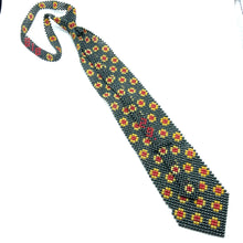 Handcrafted Flower Pattern Pearl Tie Delicate and Charming