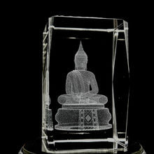 3D Crystal Buddha Glow Engraved Lamp