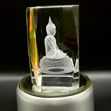 3D Crystal Buddha Meditation Lamp Religious Zen