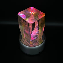 3D Crystal Buddha Meditation Lamp Religious Zen