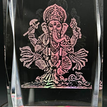 3D Crystal Ganesha Lamp Divine Blessings