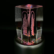 3D Crystal Kuan Yin Radiance Lamp Guanyin