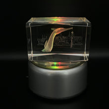 3D Crystal Peacock Engraving Lamp Whimsical