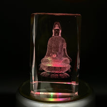 3D Crystal Sitting Buddha Lamp Enlightenment