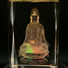 3D Crystal Sitting Buddha Lamp Enlightenment
