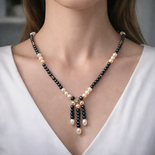 Natural Peridot Multi Tourmaline Pearl Handmade Tassel Necklace Jewelry