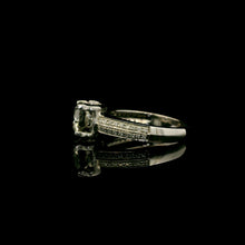 9K White Gold Classic Diamond Ring | Round Brilliant Solitaire Four-Prong Setting | Timeless Jewelry - Ring