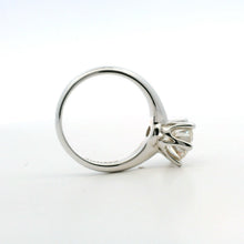 9K White Gold Round Solitaire Engagement Ring | Timeless Classic Six-Prong Bridal Fine Jewelry - Ring