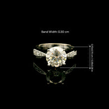 9K Yellow Gold Diamond Ring | Round Solitaire Center | Channel-Set & Pavé Band Design | Classic Bridal Elegance - Ring