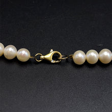 Natural Freshwater Pearl 7mm White Round Necklace 16.8inch Pure Pearl Jewelry for Spiritual Cleansing