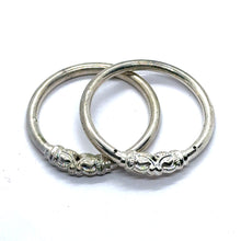 Classic Adjustable German Silver Kada Pair – Lightweight Baby Bangles for Newborns & Infants