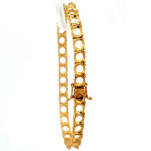 18K Yellow Gold Bracelet Tennis Mounting