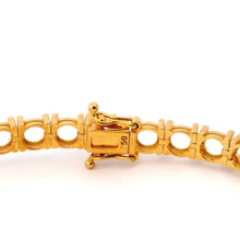 18K Yellow Gold Bracelet Tennis Mounting