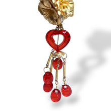 Royal 24K Gold Foil Flower Garland Embellished Satin Bauble Balls Handcrafted Divine Jewelry