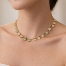 Natural Emerald Heart Briolette Bead Gemstone Necklace Jewelry