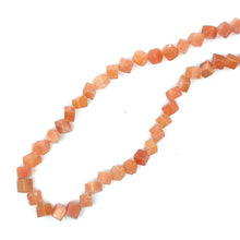 Natural Carnelian Plain Box Semiprecious Necklace