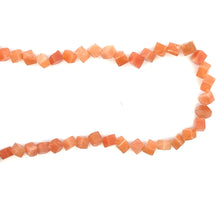 Natural Carnelian Plain Box Semiprecious Necklace