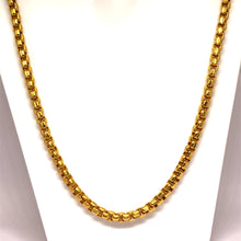 Micron Plated Gold Jewelry Necklace Box Chain Jewelry
