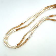 Natural Citrine & Pearl Elegant Gemstone Handmade Necklace