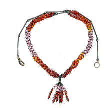 Lustrous Multi Colored Cubic Zirconia Beads Necklace 