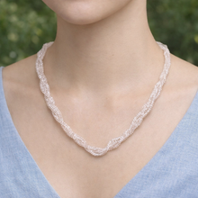 Natural Rose Quartz Rondelle Facet Bead Gemstone Necklace Jewelry