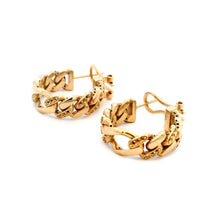 18K Yellow Gold Hoop Earring Jewelry Mounting