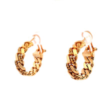 18K Yellow Gold Hoop Earring Mounting