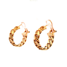 18K Yellow Gold Hoop Earring Mounting