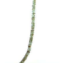 Natural Emerald Rondelle Facet Cut Bead Pastel Color Precious Necklace