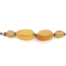 Yellow Chalcedony 18x13x11mm,9x8x7mm Tumble Plain Dangle Gemstone Earrings