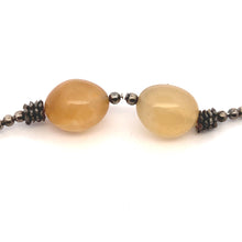 Yellow Chalcedony 12x7mm Tumble Plain Dangle Gemstone Earrings