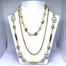 Gold plated Square Wheat Engraved Chain Gold Plated Necklace Jewelry