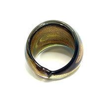 Handmade Glass Acrylic Ring Celestial Radiance Infinity Band