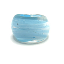 Handmade Glass Acrylic Ring Ocean Breeze Elegance Infinity Band