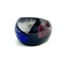 Handmade Glass Acrylic Ring Elegance Eclipse Infinity Band