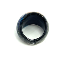 Handmade Glass Acrylic Ring Aqua's Fusion Celestial Infinity Band