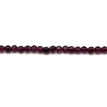 Garnet Natural Hand Cut Round Beads Handmade Bracelet