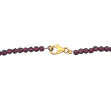 Natural Handmade Necklace Garnet Gemstone Birthstone Beaded Jewelry