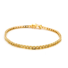 18K Yellow Gold Tennis Style Bracelet Mounting