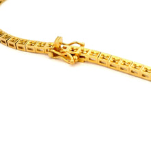 Necklace Tennis 18K Yellow Gold Mounting