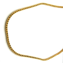 Necklace Tennis 18K Yellow Gold Mounting