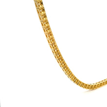 Necklace Tennis 18K Yellow Gold Mounting