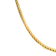 Necklace Tennis 18K Yellow Gold Mounting