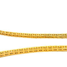 Necklace Tennis 18K Yellow Gold Mounting