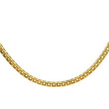 Necklace Tennis 18K Yellow Gold Mounting