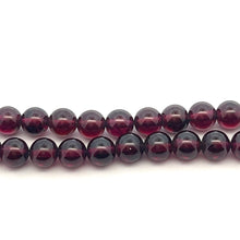 Natural Handmade Necklace Garnet Gemstone Plain Beaded Ball Jewelry