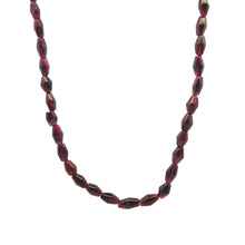 Garnet Natural Handmade Smooth Plain Dholki Gemstone Beaded 16.4
